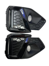 Load image into Gallery viewer, Audi Nebelscheinwerfer Abdeckung RS-Optik Black Edition passend für Audi A4 B9 Facelift 2020-2023