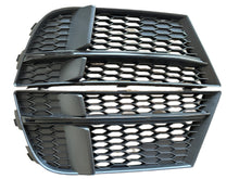 Load image into Gallery viewer, Audi Nebelscheinwerfer Abdeckung RS-Optik Black Edition passend für Audi A3 Sline / S3 8V 2016 - 2019