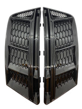 Lade das Bild in den Galerie-Viewer, Audi Nebelscheinwerfer Abdeckung RS-Optik Black Edition passend für Audi A4 B9 2016-2019