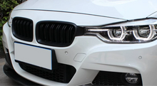 Lade das Bild in den Galerie-Viewer, Kühlergrill Grill Nieren Schwarz MATT passend für BMW 3 Serie