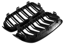 Lade das Bild in den Galerie-Viewer, Kühlergrill Grill Nieren Schwarz MATT passend für BMW 3 Serie