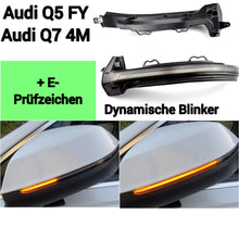 Lade das Bild in den Galerie-Viewer, Dynamische LED Spiegelblinker für Audi Q5 FY + Q7 4M