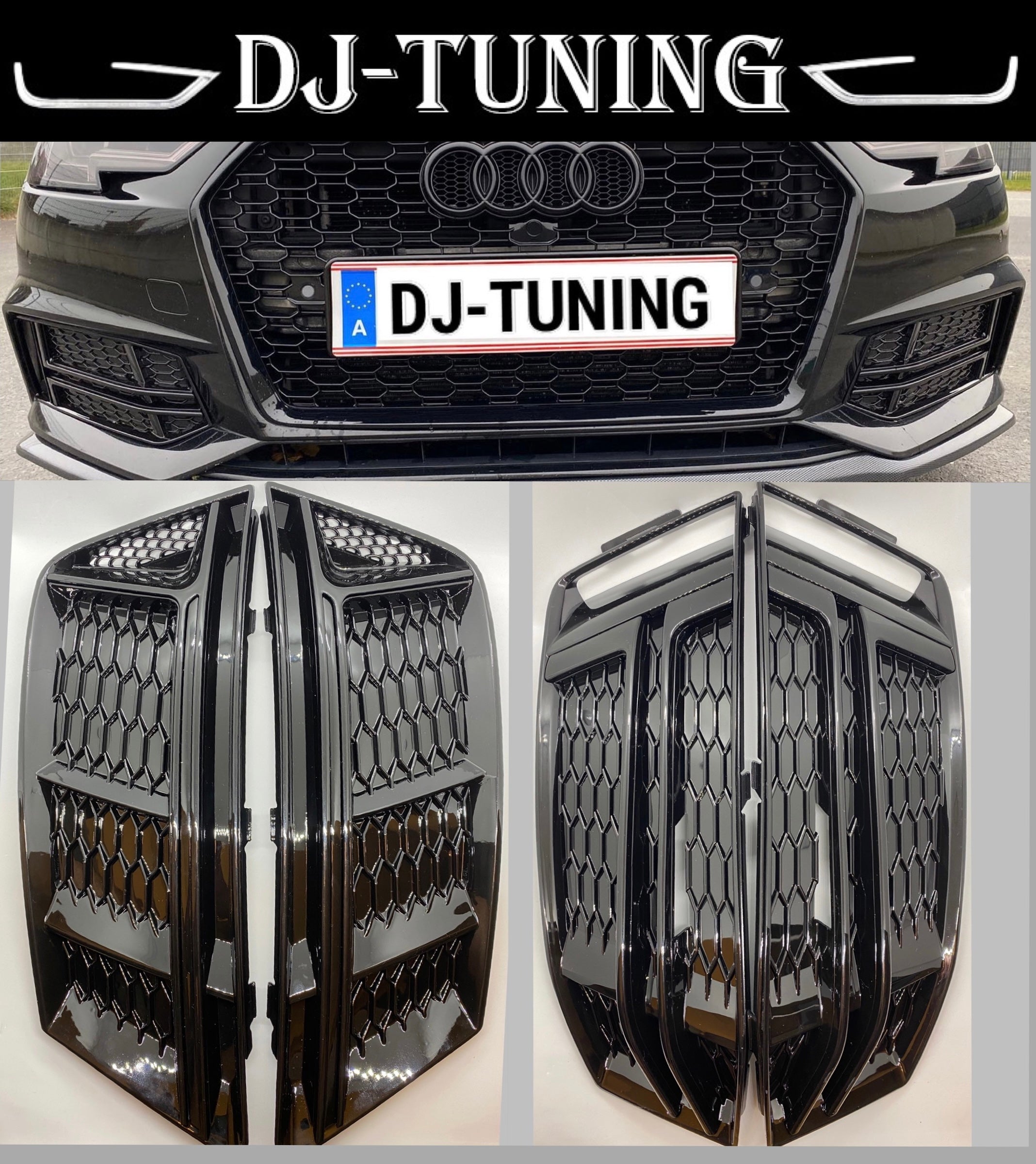 Audi Q5 B9 Nebelscheinwerfer Licht Vorne Ringe Abdeckung Rahmen