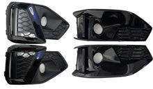 Lade das Bild in den Galerie-Viewer, Audi Nebelscheinwerfer Abdeckung RS-Optik Black Edition passend für Audi A4 B9 Facelift 2020-2023
