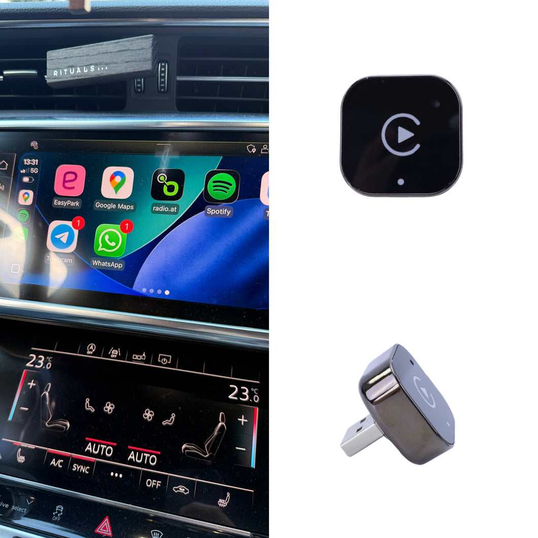 Kabelloses CarPlay & Android Auto Dongle - Für alle Fahrzeuge mit CarPlay ab Werk