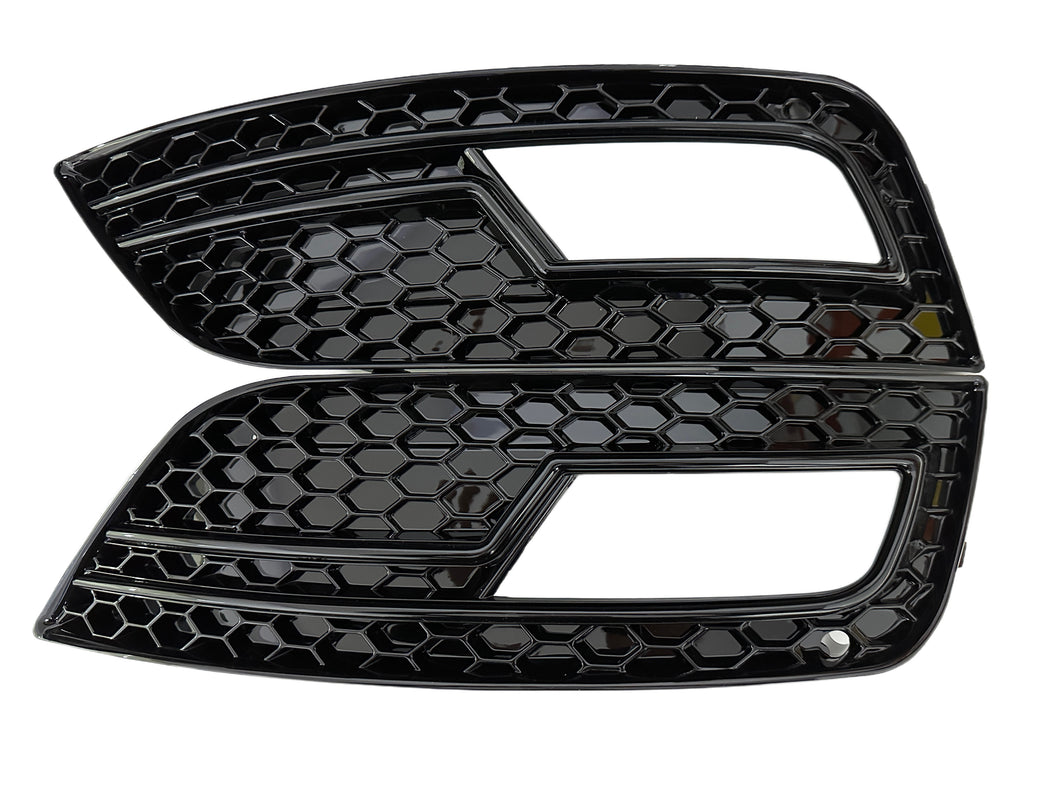 Audi Nebelscheinwerfer Abdeckung RS-Optik Black Edition passend für Audi A4 B8 2012-2015