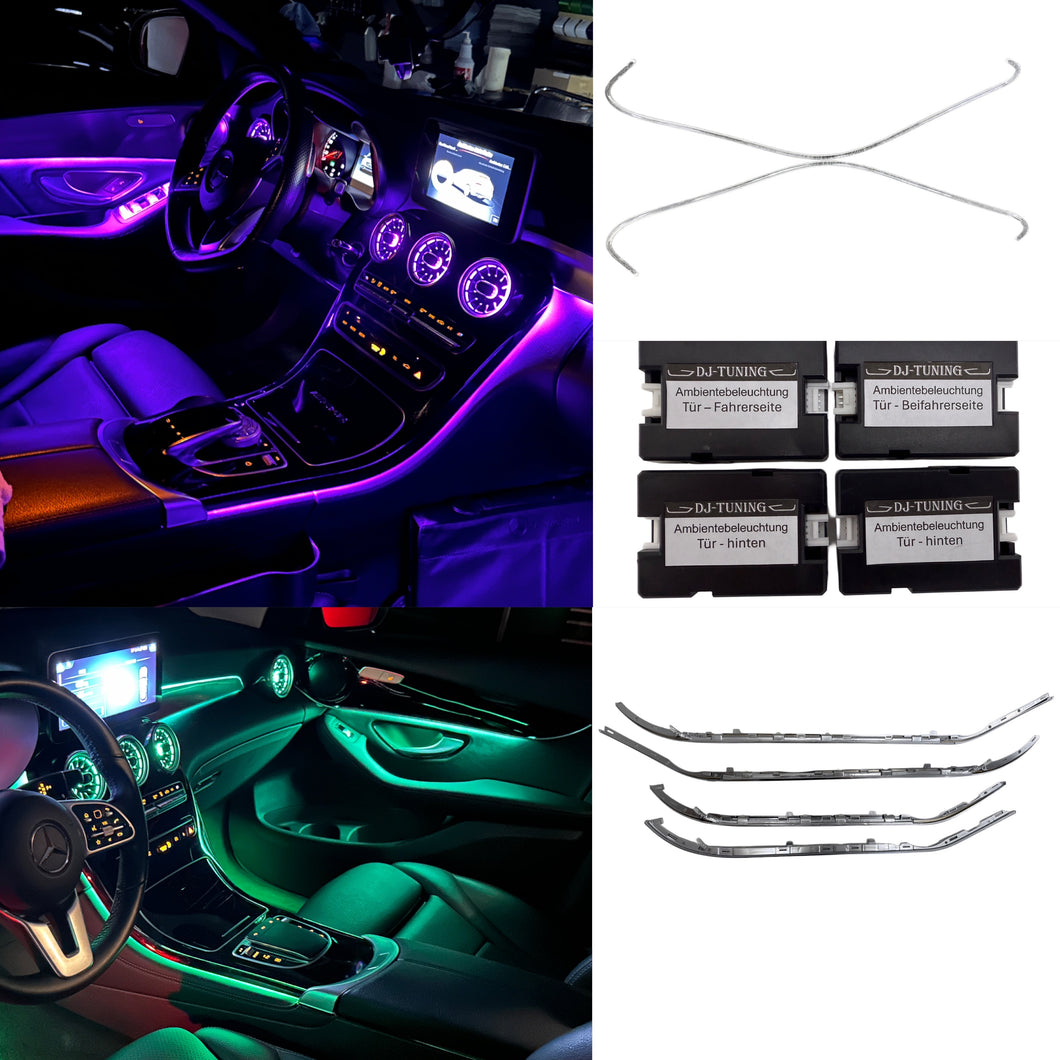 Ambientebeleuchtung Nachrüst-Set – Mercedes C-Klasse W205 & GLC X253