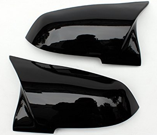 BMW M Performance Spiegelkappen schwarz glänzend ABS passend für 220i 328i 420i f20 F21 F22 F23 F30 F32 F33 F36 X1 1er 2er 3er 4er Serie