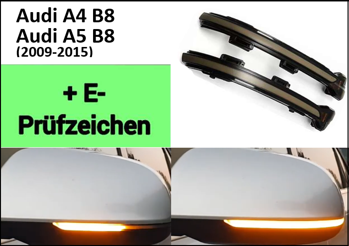 Dynamische LED Spiegelblinker Blinker von OSRAM für Audi A4 B9 +