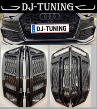 Load image into Gallery viewer, Audi Nebelscheinwerfer Abdeckung RS-Optik Black Edition passend für Audi A4 B9 2016-2019
